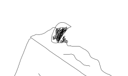 Downhill to mine field