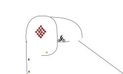 Zipwire and mountain