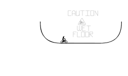 Caution Wet Floor Halfpipe