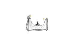 Mini 3d halfpipe