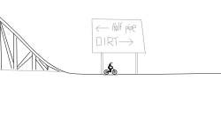 Dirt and Half Pipe