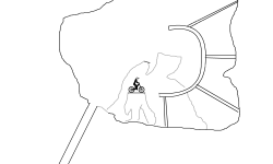 Short cave drop of