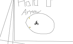 HOLD UP ARROW