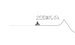203 daysish (holdup)