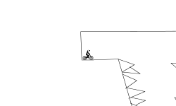 Happy Wheels spike fall