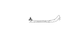 bmx track then down hill