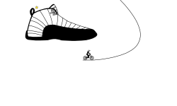 Air Jordan 12 Taxi unfinished