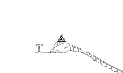 Down the mountain