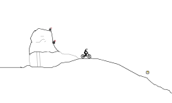 mountain morning biker