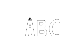 A B C