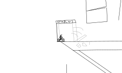 BMX bike course.