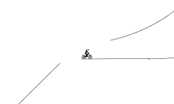 down hill