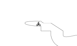 down