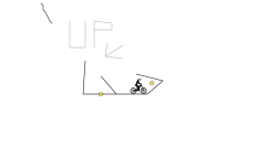 up the ramp