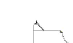 a track with stairs