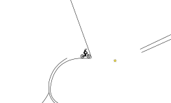 climbs and descends