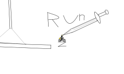 Short hanging track