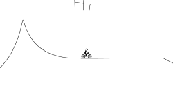 down the hill