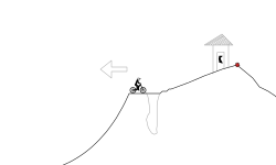 into the mine