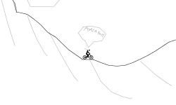alien invasion (on a mountain)