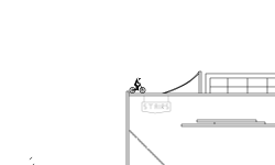 Down the empty building