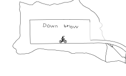 down below