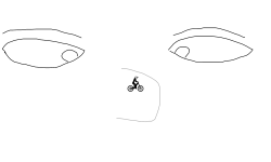don't look in the man's eyes