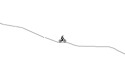 downhill