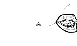 Troll Face (white)