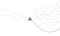 the tracks of land