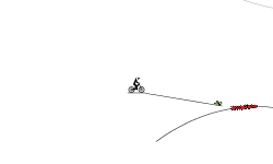 A gravitranional fall