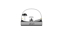 Summer Snow Globe