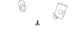 Bart And Homer Simpson