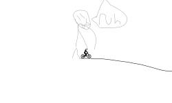 run from the weird monster