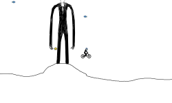 he's coming...