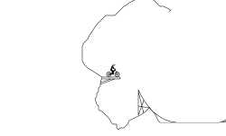 Flowy half cave