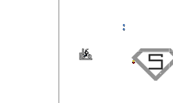 Superman pixel art