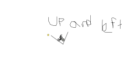 up and left