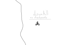 slippery downhill