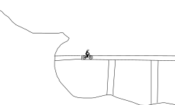 Wheels trapped