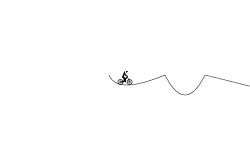 Short speed track with jump