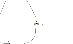 a curved triangle