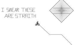 2 lines are straight