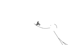Super short BMX wheelie