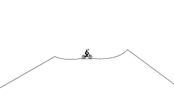 Hard Half pipe course.