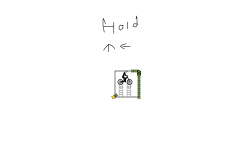 hold up and left
