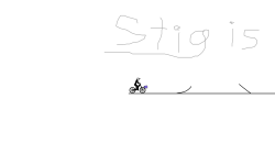 Stick is Stick in a Trash Can