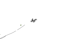Backwards wheelie
