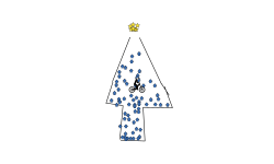 One big gravity arrow