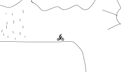 Downhill cliff